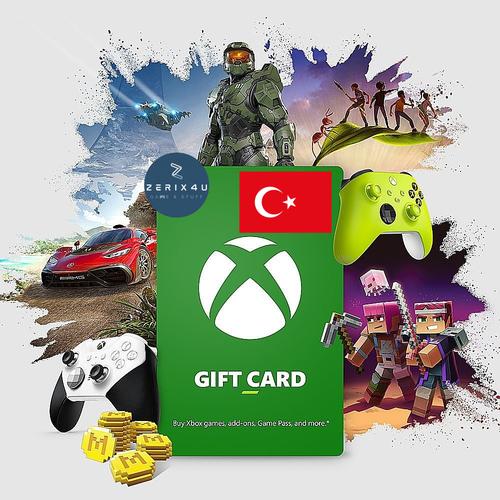 Jual XBOX LIVE GIFT CARD TURKEY XBOX LIVE KEY TURKI 25/50/100/300 TRY