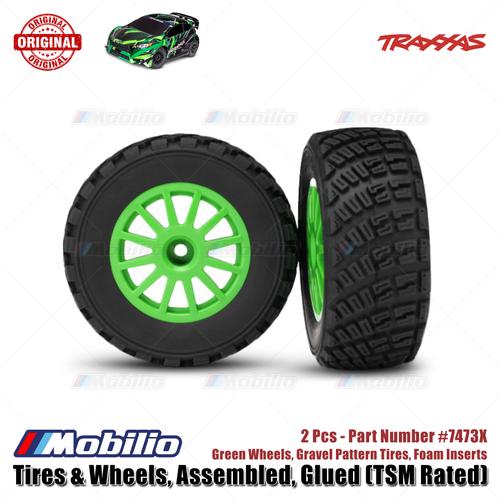 Traxxas Tires & Wheels Assembled For X-Maxx – Orange Wheels, Maxx AT Tires, Foam Inserts, 8S Rated, Left & Right Set (2)