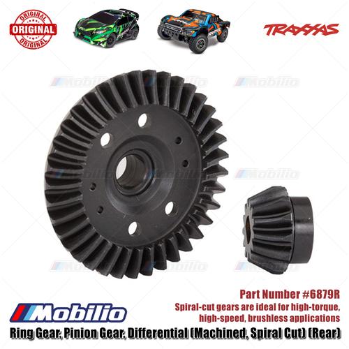 Jual Traxxas Part 6879R SpiralCut 37T Ring and 13T Pinion