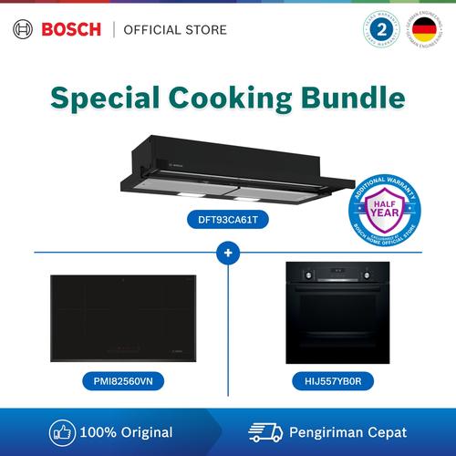 Promo (COOKING BUNDLE) Bosch Kitchen Set Kompor 78cm, Tudung Asap 90cm ...