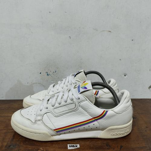 Jual sepatu second ori adidas continental 80 pride size 43⅓