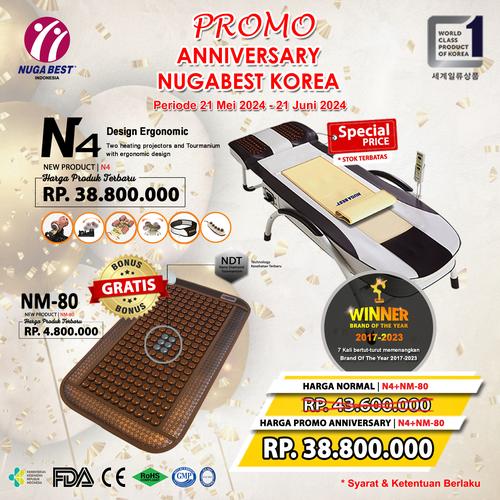Jual N4 Alat Terapi Nuga Best (Kasur Terapi Pijat) Original Made In