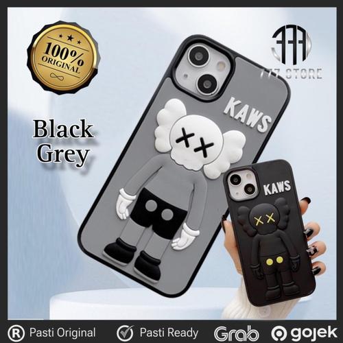Jual Case Iphone 14 15 Pro Max Motif Emboss Kaws Premium Hard