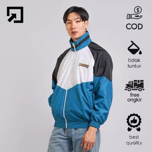 Jual Jaket Parasut Pria Windbreaker Jacket Model Retro Premium Preddo ...