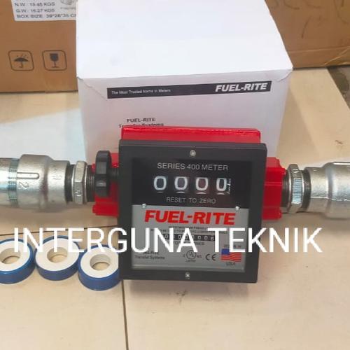 Jual Fuel Rite / Flow Meter / Meteran Minyak Solar Oil 4 digit 2