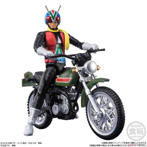 Jual shodo x showa heisei kamen rider V3 riderman + machine bike ...