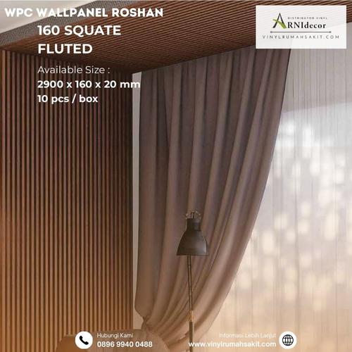 Panel Wpc Rohsan Jual WPC WALL PANEL ROSHAN FLUTED 290 x 16 x 2 CM - SQUATE FLUTED ...