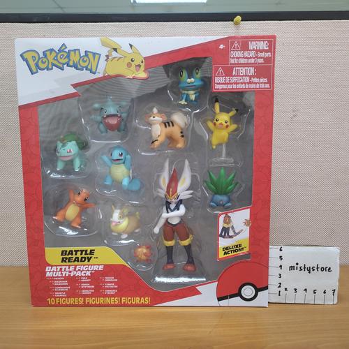 Pikachu, Bulbasaur, Charmander & Squirtle Pokémon Pins (4-Pack