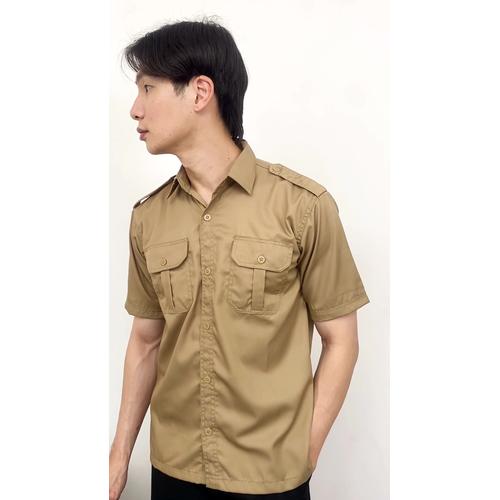Jual Baju PDH Kemeja PDL Lapangan Lengan Pendek Pakaian Pria