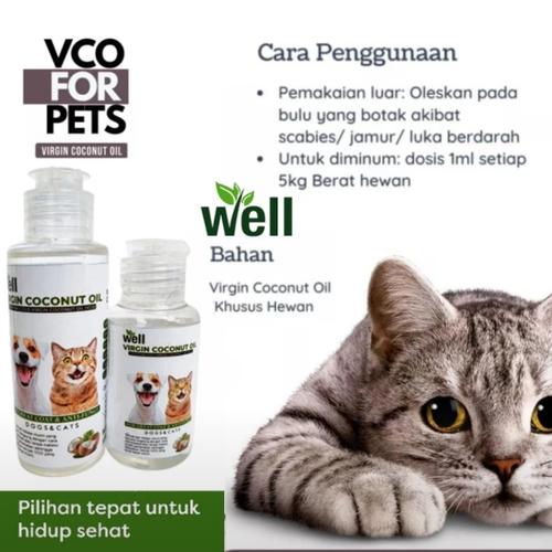 Jual Vitamin Kucing Minyak VCO Virgin Coconut Oil Well Minyak Kelapa ...