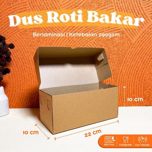 Jual box kotak roti bakar laminasi 20x10x10 cm kardus packaging ...