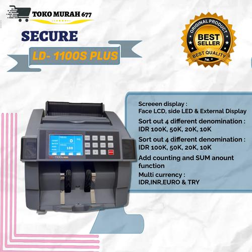 Jual Mesin hitung uang Secure ld 1100 s plus Jakarta Barat toko