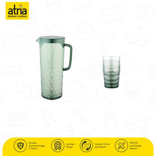 Promo Atria Promo Atria Rita Water Jug 2L With 4 Glass Mix Color - Jakarta Barat ...