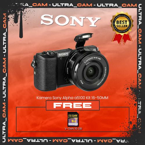 Jual Kamera Sony Alpha a5100 Kit 16-50MM Kota Administrasi