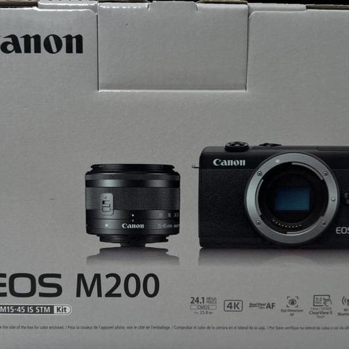 Jual SPORTY! CANON EOS M200 KIT EF-M 15-45MM IS STM/KAMERA CANON EOS ...