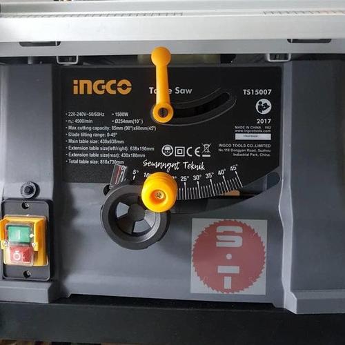 Jual TS15007 TABLE SAW TABLESAW MESIN MEJA POTONG KAYU 10" INGCO TS