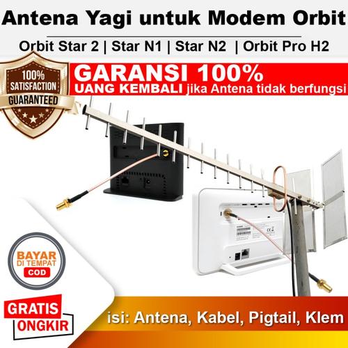 Jual Antena Yagi Extreme 3 Dual Driven Modem Router Star H2 Huawei B320 ...