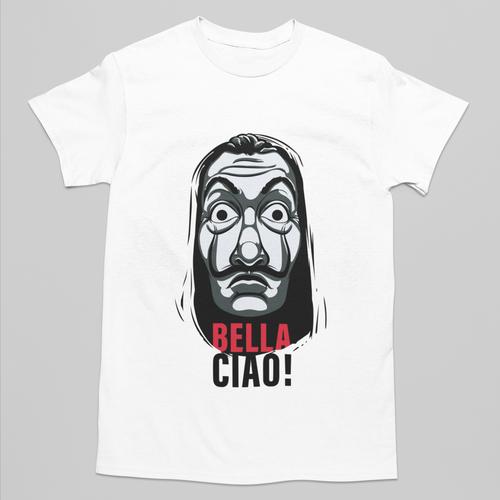 Money Heist Bella Ciao Merch White Money Heist Bella Ciao Graphic