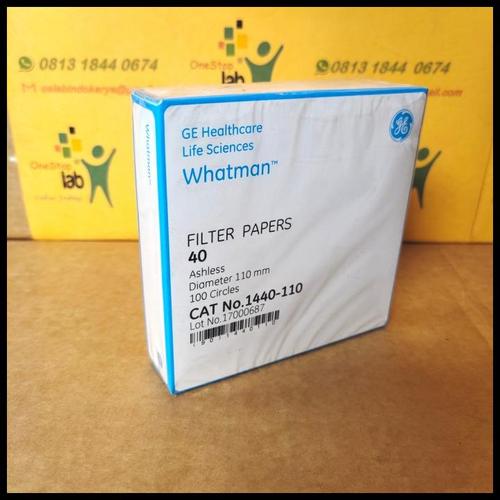 Jual Laboratorium Whatman 1440110 Filter Paper No 40 Dia 110 Kertas