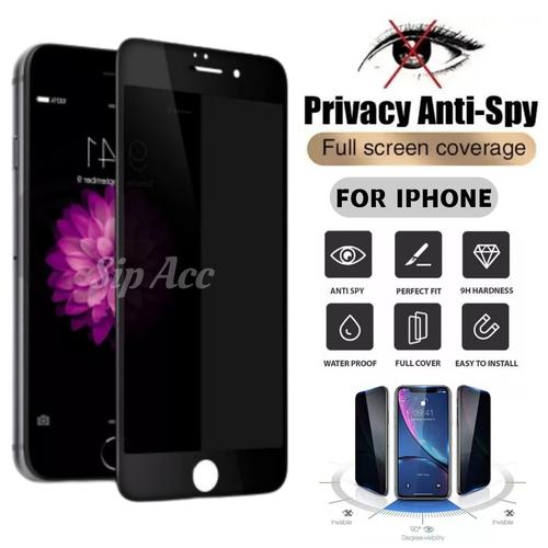 Jual IPHONE PLUS TEMPERED GLASS PRIVACY ANTI SPY SCREEN