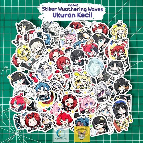 Jual Stiker Wuthering Waves/WuWa Chibi ukuran kecil (VinlyGlossy