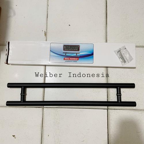 Jual PULL HANDLE H PIPA WELDOM PJG 80 cm AS 60 cm MATTE BLACK - Jakarta ...