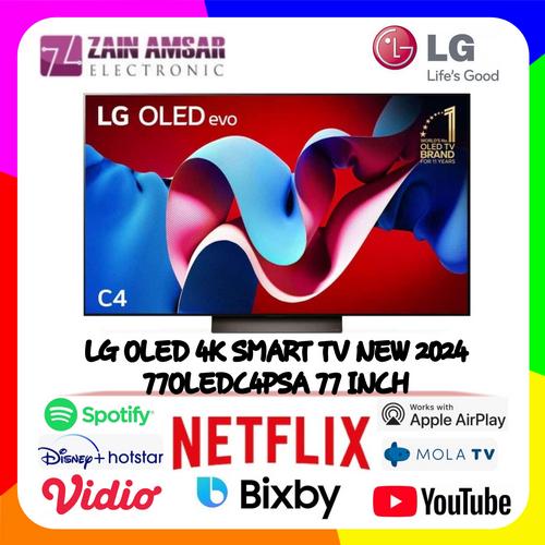 Jual LG OLED77C4 / OLED77C4PSA OLED EVO 4K SMART TV A9 AI GEN 7 77 INCH ...