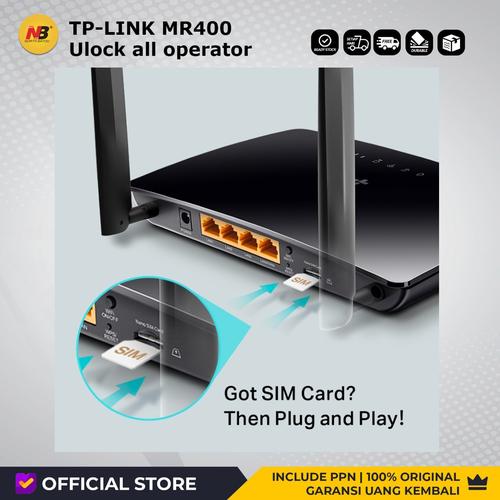 Jual TP Link Archer MR400 4G modem router AC1200 Wireless Dual Band ...