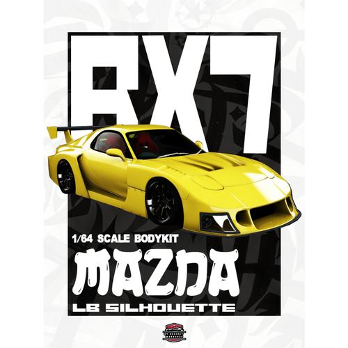 Jual Wide BodyKit Instant BW2 Custom MAZDA RX7 LBWK DIECAST 1/64 ...
