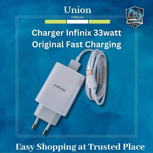 Jual Charger Infinix 33 watt Type C Original Note 10 11 12 Infinix