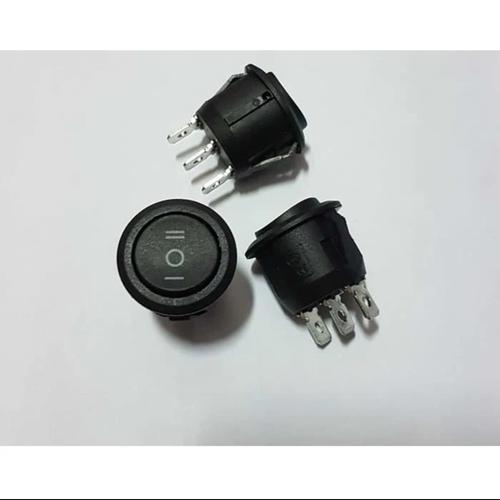 Jual Saklar Switch On Off On Bulat Hitam Kecil Mini 3 Pin 3 Kaki ...
