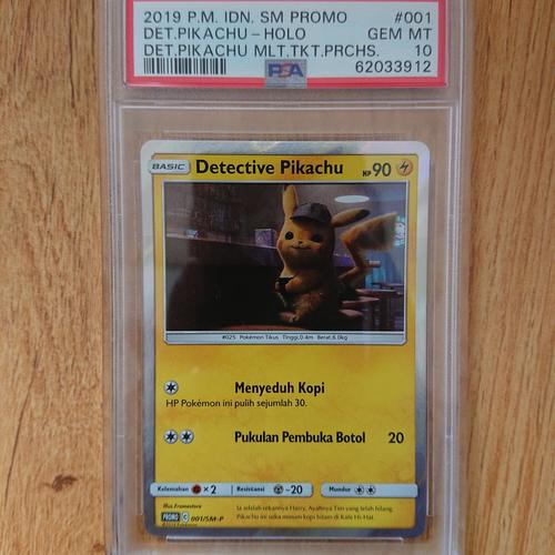 Jual 1 Detective Pikachu PSA 10 Sangat Langka 1st Edition Di Indonesia jual-1-detective-pikachu-psa-10-sangat-langka-1st-edition-di-indonesia