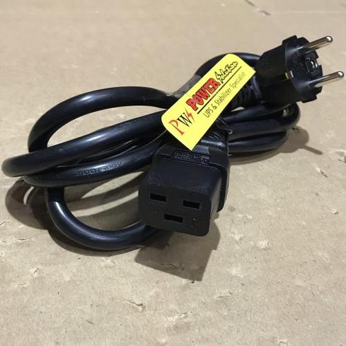 Jual KABEL POWER UPS ICA APC AP9875 CORD INPUT C19 TO CEE/7 1.8M 1,8M ...