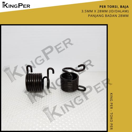 Jual Per Torsi Baja 3.5mm x 28mm (ID), Panjang Badan 28mm. Torsion ...