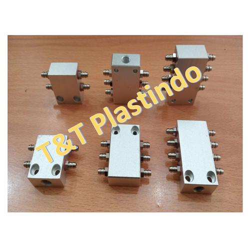 Jual PNEUMATIC SPLITTER DISTRIBUTION BLOCK MANIFOLD 1.IN - 4.OUT / 1.IN ...