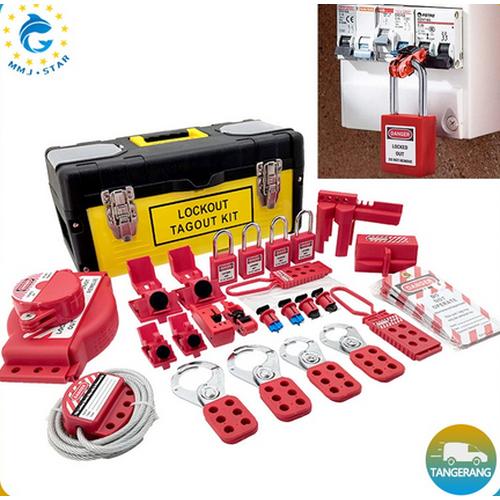 Jual Filled Lock Box/Lockout Set/Kit Tagout Penguncian/Lockout Tagout ...