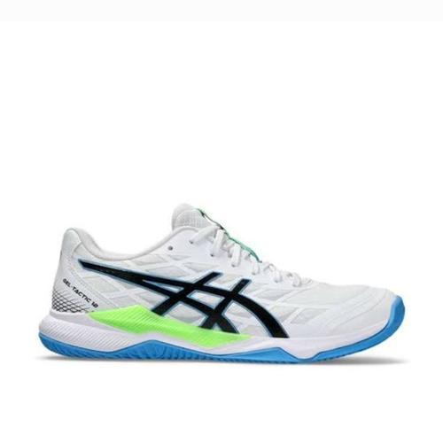 Promo Sepatu Voli Pria Asics Gel Tactic 12 White Lime Burst
