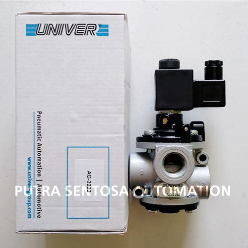 Jual 3/2 N.C. VACUUM SOLENOID VALVE 1/2