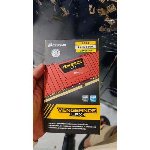 Jual RAM CORSAIR VENGEANCE LPX 8GB DDR4 2666MHZ 2X4GB Kota
