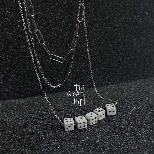Jual The Goats Dept - Beyonce Necklace Chain Silver Dice Original ...