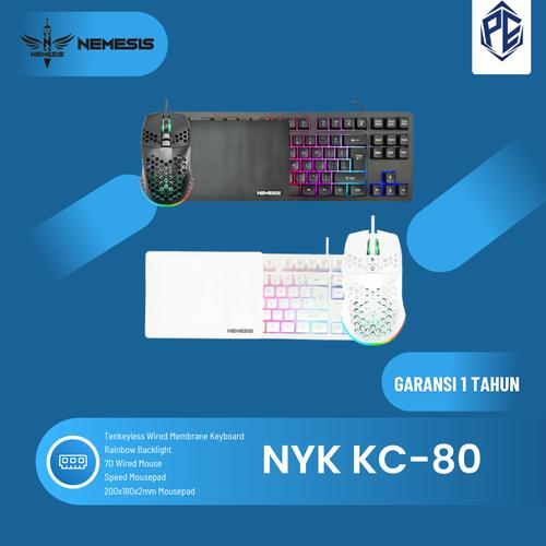 Promo NYK Nemesis Centa KC80 / KC-80 Keyboard Combo 3in1 TKL Gaming Set ...