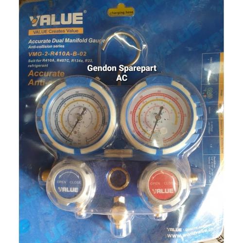 Jual MANIFOLD SET R22 VALUE VMG-2-R22-B TESTING MANIFOLD ANALYZER AC ...