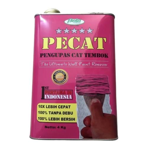 Jual Paint Remover Cat Tembok PECAT 1 Kg & 4 Kg Jakarta Barat TOKO CAT UD HENDRA JAYA