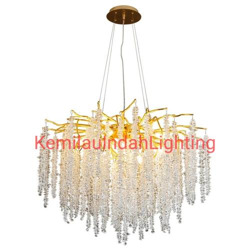 Promo SL80298/800 LAMPU HIAS GANTUNG PLAFON MINIMALIS MEWAH KRISTAL ...