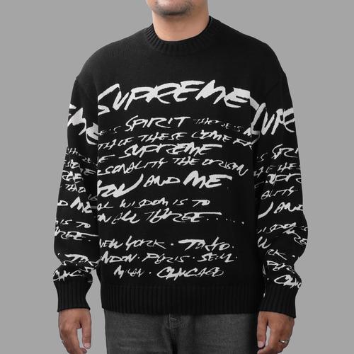 Promo Supreme Futura Sweater Black SS24 (100% Authentic) - S Cicil 