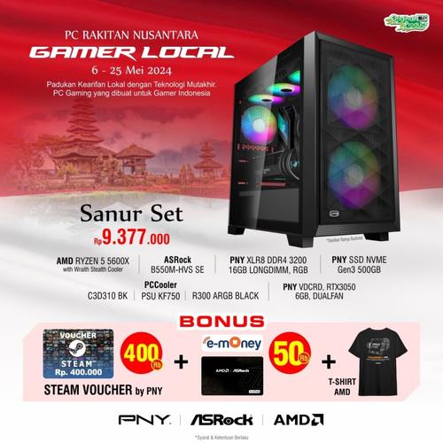 セット》RYZEN55600X＆ASRock B550M＆RAM32GB （PC RAKITAN NUSANTARA 