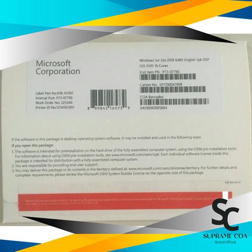Jual Windows server 2019 Standard Full Package - Jakarta Selatan ...