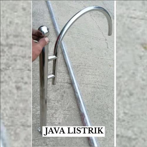 Jual TIANG LAMPU JALAN PANJANG 1 METER / 1,5 METER STAINLESS - 1 METER ...