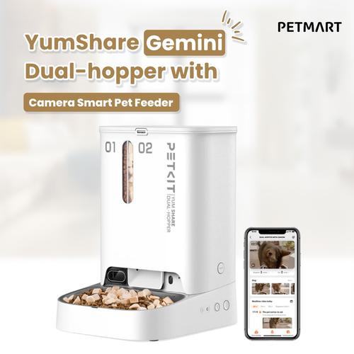 PETKIT Yumshare Dual-Hopper 自動給餌器（カメラ付き） PETKIT 自動