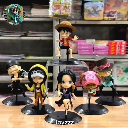 Jual Action Figure One Piece Monkey D Luffy Roronoa Zoro Sabo Boa ...
